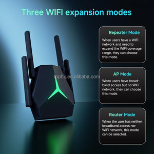 Répéteur <span class=keywords><strong>WiFi</strong></span> 1200 Mbps, double bande <span class=keywords><strong>USB</strong></span> 5 GHz/2,4 GHz, 3 modes et 2 ports Ethernet, amplificateur de signal Internet pour la maison - Product Image 3