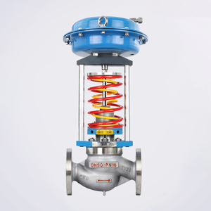 Углеродистая сталь самоуправляемый клапан регулирования давления PN16 фланцевый шаровой клапан - Product Image 4