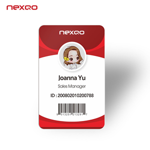 Carte d'identité professionnelle en plastique personnalisée avec nom, image et informations, carte RFID 125Khz /13.56Mhz pour la gestion des présences - Product Image 3