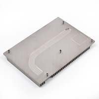 Grand dissipateur thermique à rainures radiales en cuivre et laiton, refroidisseur personnalisé pour module PCB d'ampoule LED COB 300W