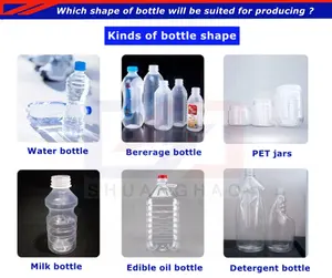 2 4 Hohlräume Mineral wasser Kunststoff halbautomat ische Haustier flasche Blasform maschine