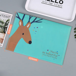 Nouvelle pochette à bouton-pression translucide, mignonne et kawaii, pour le rangement de documents, pochette personnalisée en PVC, étui à crayons - Product Image 4