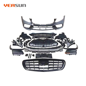 Rejilla de difusor de parachoques delantero y trasero para coche, accesorios para automóvil, Clase E W213 E63, LCI, para Sport Sedan, <span class=keywords><strong>Mercedes</strong></span> 2016, <span class=keywords><strong>2017</strong></span>, 2018, 2019 - Product Image 2