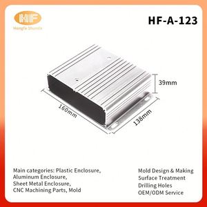 Wall Mount Metal Switch Box Electrical <b>Enclosure</b> Customized Anodized Extruded 6063 Aluminum Alloy IP54 Outdoor Use Boxes - Product Image 3
