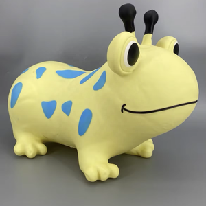 Recién llegado, rana que rebota, tolva de animales, conejo inflable, Rana, gorila, tolva de animales, juguetes para montar - Product Image 2