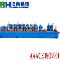 Ligne de production de tuyaux entièrement automatique haute fréquence pour tuyaux en acier galvanisé à soudure droite