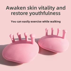 Entrenador de cinco arcos con pulgar Valgus Toe Pierna Belleza Pierna Ejercicio Masajeador de pies Silicona TPR Gel <span class=keywords><strong>Corrector</strong></span> de plantillas <span class=keywords><strong>para</strong></span> zapatos - Product Image 5