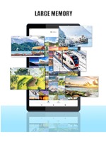 Nouveaux Styles Tablette 10 Pouces Grande Mémoire 8+128Go Android 14 TF Google, Tablette 4G avec Carte SIM pour Traitement de Texte