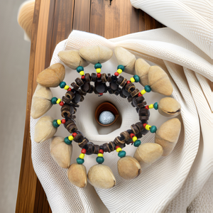 Cloche à main en coquille de noix fabriquée à la main en Indonésie, pour spectacle de danse, instrument de musique professionnel pour adultes - Product Image 2