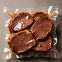 Voedselveilige op maat gemaakte vacuümverpakkingszakken, getextureerde geprägte vacuümsealzakjes, BPA-vrij, transparant, hitteverzegelbaar, sous-vide zakken