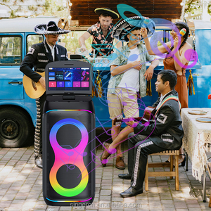 Altavoz de Karaoke Portátil GD-1066 Todo en Uno con Pantalla Inteligente de Alta Calidad, 2 Micrófonos y Pantalla para Mostrar Letras, Ideal para Fiestas - Product Image 6