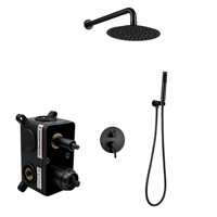 Ensemble de douche pour baignoire en laiton, système de douche de salle de bain moderne, ensembles de robinets mitigeurs, ensemble de douche