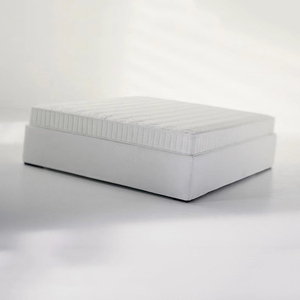 Trắng Lưu Trữ Gỗ Duy Nhất Đôi Vua Kích Thước <span class=keywords><strong>Divan</strong></span> GIƯỜNG KHUNG Mà Không Có Đầu Giường - Product Image 3