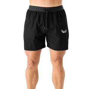 Pantalones Cortos Deportivos Negros para Hombre, Ligeros, Transpirables, para Gimnasio, Entrenamiento, Correr, Deportes, Ropa Deportiva Activa con Bolsillos - Product Image 1