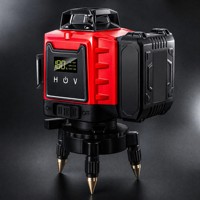 Niveau laser vert 4D 16 points en gros avec affichage numérique, résistant aux chutes, en alliage, pour extérieur, qualité industrielle, électronique