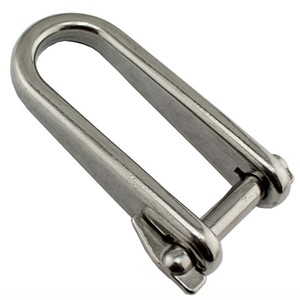 Grillete en Forma de D de Acero Inoxidable de 5 mm, 6 mm y 8 mm con Pasador Roscado, Herraje de Aparejo Marino - Product Image 4
