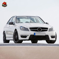 Kit carrosserie style C63 pour Mercedes Benz W204 LCI, comprenant pare-chocs avant et arrière, jupes latérales et calandre, années 2011-2014