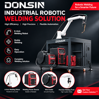Robot Las Industri 6 Axis Robot Kolaboratif Mesin Las MIG untuk Fabrikasi Logam Suku Cadang Otomotif