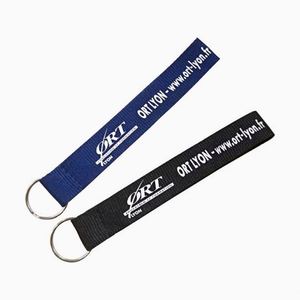 Hot Sales Custom Print Logo <b>Polyester</b> Wrist Key Chain Strap Short Keychain <b>Lanyard</b> - Product Image 6