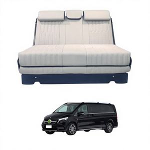 Accesorios de Mejora de Lujo para Mercedes-Benz Vito Sprinter Clase V, Asiento Aero de Cuero PU, Tercera Fila, <span class=keywords><strong>Sofá</strong></span> <span class=keywords><strong>Cama</strong></span> Plegable - Product Image 1