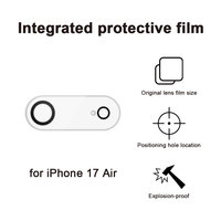 Protecteur d'objectif de caméra d'impression en soie pour iPhone 17 protecteur d'objectif de caméra de téléphone aérien
