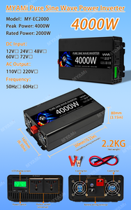 MYAMi 5000W 6000W 8000W 10000W 12V 24V vers 220V Onduleur à Onde Sinusoïdale Pure Haute Fréquence pour Voiture, Maison et Camping - Product Image 5