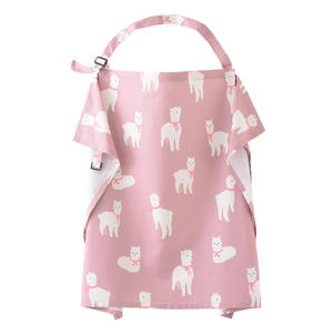 Couverture d'allaitement professionnelle en mousseline de coton 100% doux pour l'allaitement respirant large arc décolleté soins infirmiers alimentation en plein air - Product Image 5