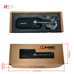Rétroviseur universel en alliage d'aluminium pour <span class=keywords><strong>moto</strong></span>, anti-éblouissement, pour scooter et <span class=keywords><strong>moto</strong></span> de rue - Product Image 5
