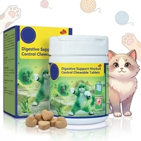 Comprimés anti-boules de poils Waylemo, compléments nutritionnels pour animaux de compagnie, herbe à chat naturelle pour chats, soutien immunitaire, vitamines et minéraux