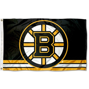 High Quality NHL <b>Flag</b> Custom Printed 3x5ft 100% Polyester Double Sided Boston Bruins <b>Flag</b> - Product Image 1