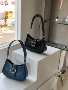 Sac à main pour femmes en cuir PU vintage tendance, sac à main de luxe de haute qualité, sac à main de créateur avec fermeture à clé - Product Image 4