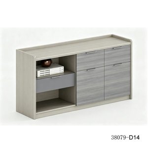 Meuble de salon moderne avec 2 tiroirs et portes en verre 38079-12 - Product Image 3