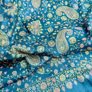 Hand Embroidered Scarves Stoles Traditional Artisan Fashion <b>Wrap</b> Premium Custom Private Label Wholesale Export Quality - Product Image 5