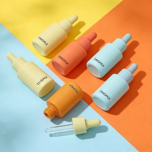 Wholesale Multi-Size 30ml 60ml 120ml Macaron Color Luxury Skincare Serum Refill Package Empty <b>Glass</b> <b>Dropper</b> <b>Bottle</b> for Beauty - Product Image 1