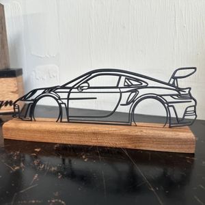 Decorazione da Parete Moderna in Metallo a Forma di Auto, Ornamento da Tavolo, Decorazione Murale, Regalo per Amanti delle Auto, <span class=keywords><strong>Arredamento</strong></span> Minimalista per la <span class=keywords><strong>Casa</strong></span> - Product Image 3