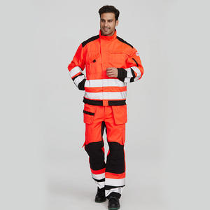 Conjunto de Ropa de Trabajo Ignífuga Xinke para Hombre, Ropa de Seguridad de Algodón de Alta Visibilidad, Tipo Dividido, para Uso en las Cuatro Estaciones - Product Image 4