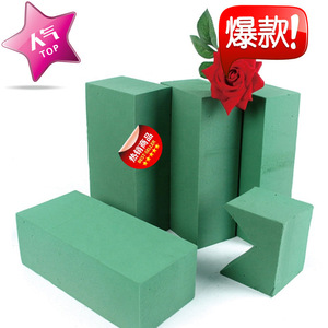 Esponja Absorbente Circular Verde para Arreglos Florales y Manualidades - Product Image 1