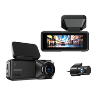 Vente chaude 4K + 1080P voiture DVR moniteur de stationnement G-Sensor Vision nocturne enregistrement en boucle GPS WIFI connexion caméras de véhicule cachées