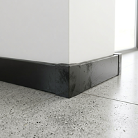 Plinthe en acier inoxydable, imperméable et anti-déformation pour la décoration murale intérieure