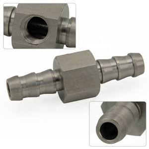 وصلة تي-فيت للوقود مقاس 3/8 بوصة مع منفذ استشعار NPT 1/8-27، تشمل مشابك تثبيت - Product Image 5