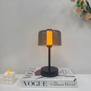 โคมไฟเห็ดมินิมอลแบบข้ามพรมแดน, โคมไฟตกแต่งข้างเตียงสไตล์โมเดิร์น, โคมไฟตั้งโต๊ะแบบชาร์จไฟได้, โคมไฟสร้างบรรยากาศยามค่ำคืนสุดหรู - Product Image 3