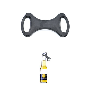 Abridor de botellas de plástico portátil para botellas de cerveza, uso en exteriores y camping, abridor manual de forma irregular B059-38MM - Product Image 4