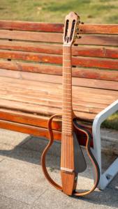 Chitarra Elettrica Silenziosa NATASHA NBSG-MS a 6 Corde con Manico in Mogano, Design Innovativo per Amanti della Musica - Product Image 6