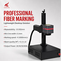 Machine de marquage laser à fibre CKMACHINE 20W 1064nm 150x150mm pour le marquage de bijoux et de bagues en or et argent dans les petits ateliers de joaillerie