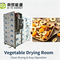 Commerciële meerlaagse schaaldroger droogkastmachine voor efficiënt drogen van fruit, groenten, wortels, kruiden, energiezuinig