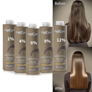 Kit de réparation capillaire professionnel à la kératine organique, traitement lissant brésilien longue durée pour cheveux abîmés et crépus - Product Image 1