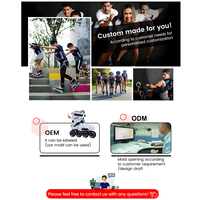 Patins à roulettes en ligne colorés pour adultes, durables, respirants, semelle intermédiaire en EVA, roulements ABEC7, 4 roues en PU, châssis métallique, capacité de charge de 65 kg