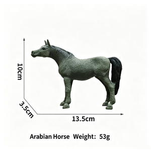 YIWUPOWER Modèle d'animal réaliste, figurine de cheval harnaché, jouet de collection pour enfants, pour garçons - Product Image 4