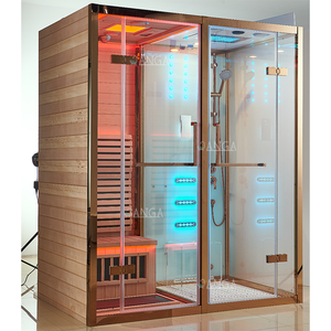 Cabine de <span class=keywords><strong>douche</strong></span> <span class=keywords><strong>Sauna</strong></span> <span class=keywords><strong>Hammam</strong></span> Saunas <span class=keywords><strong>Hammam</strong></span> Mini <span class=keywords><strong>Sauna</strong></span> Infrarouge Maison <span class=keywords><strong>Hammam</strong></span> Kits Puertas De Cedro Extérieur - Product Image 6