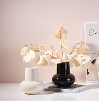 Vases en céramique au design minimaliste, haute valeur esthétique, durables, simples, pour table à manger, fleurs séchées, décoration intérieure